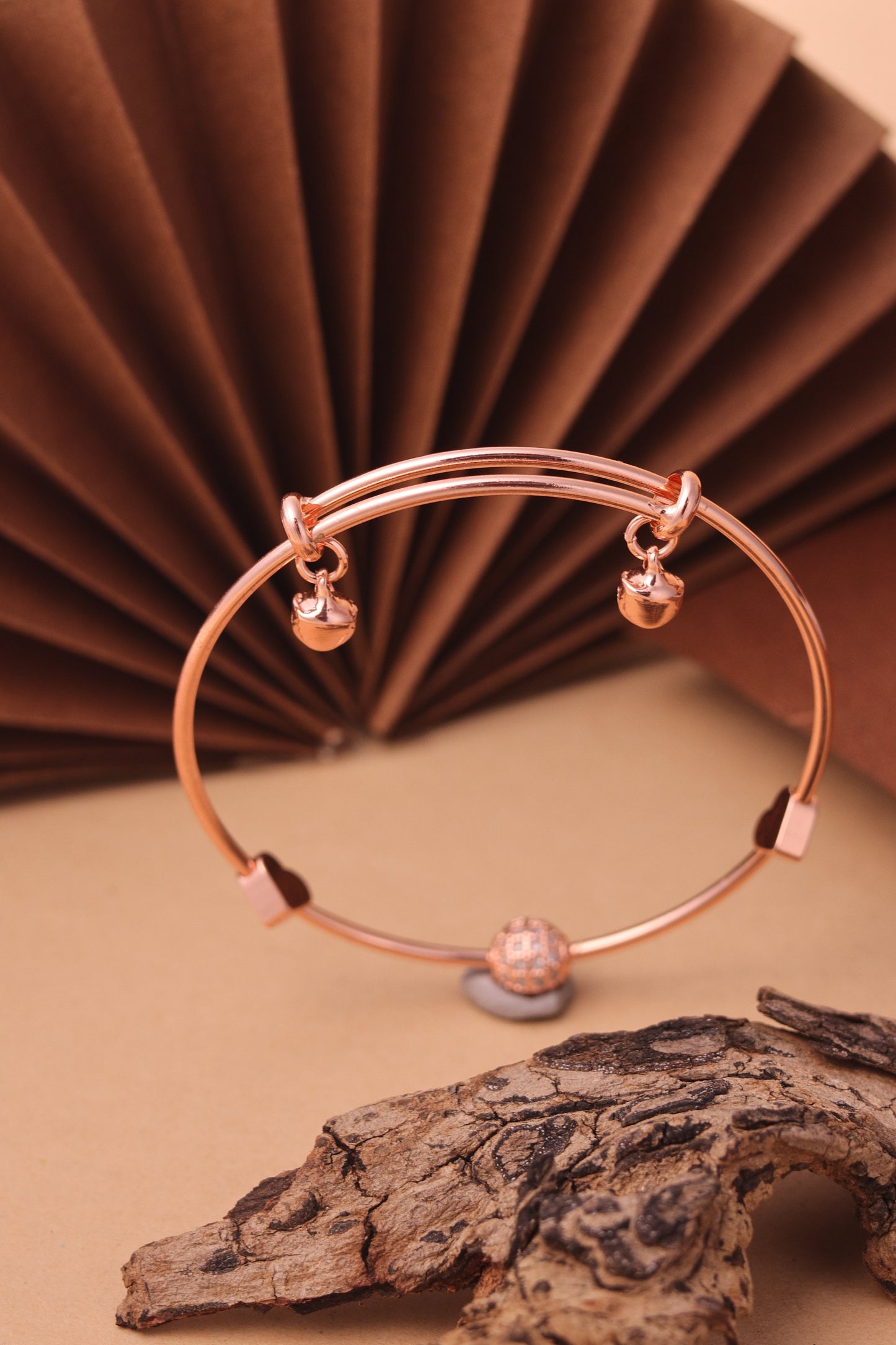 Rose Gold Charm Bracelet
