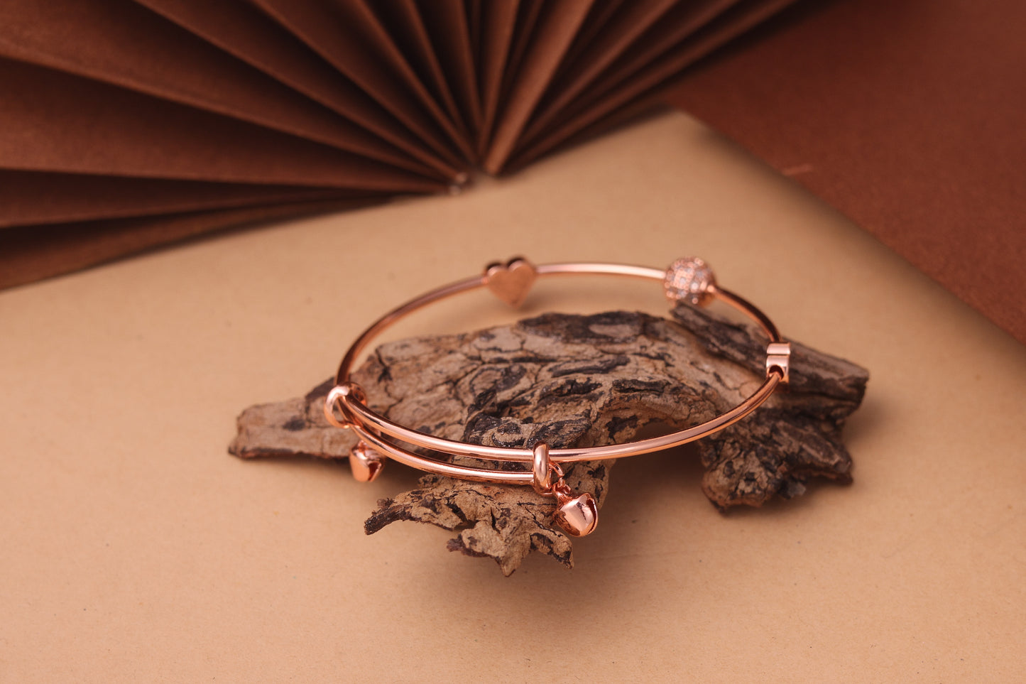 Rose Gold Charm Bracelet
