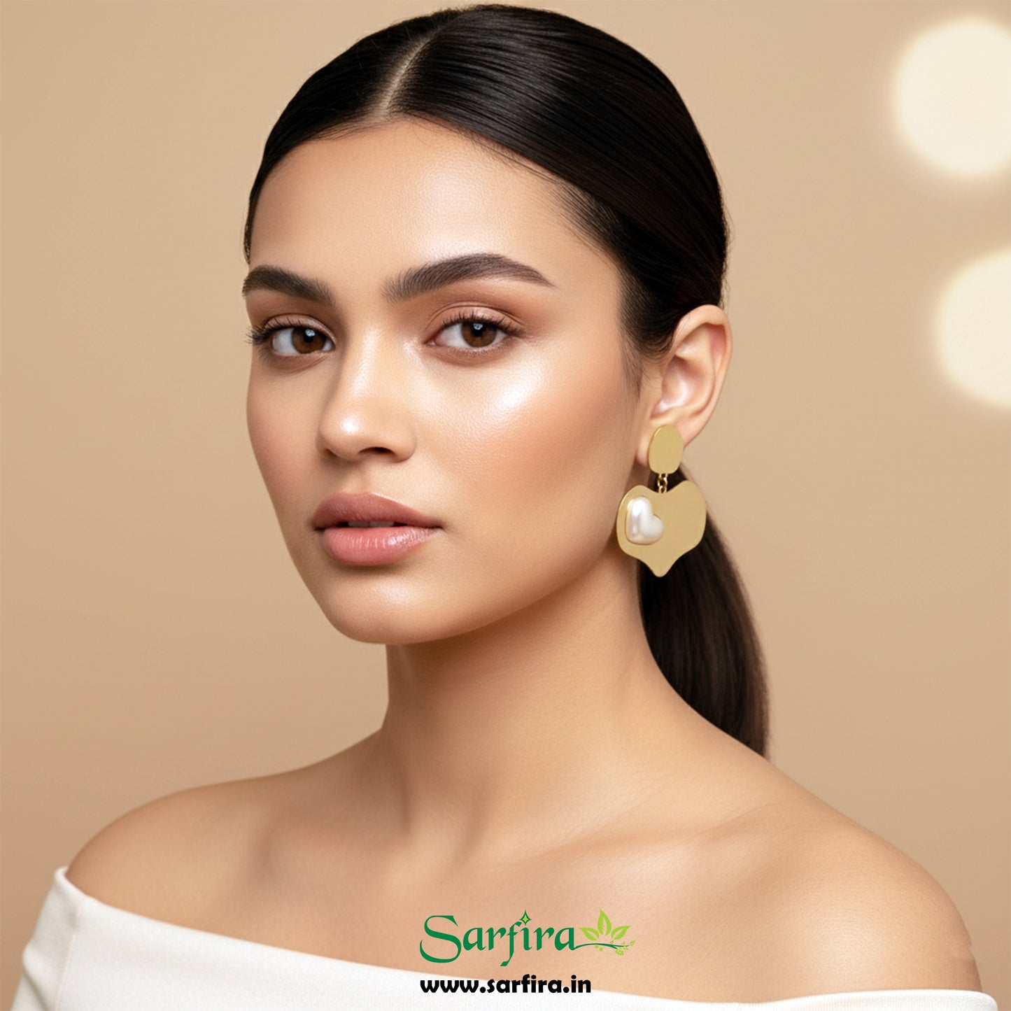 Mismatched Heart Drop Earrings