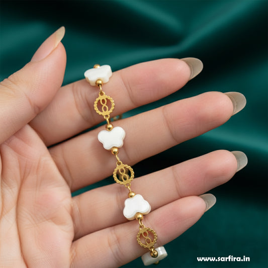 Flower & Infinity Link Bracelet