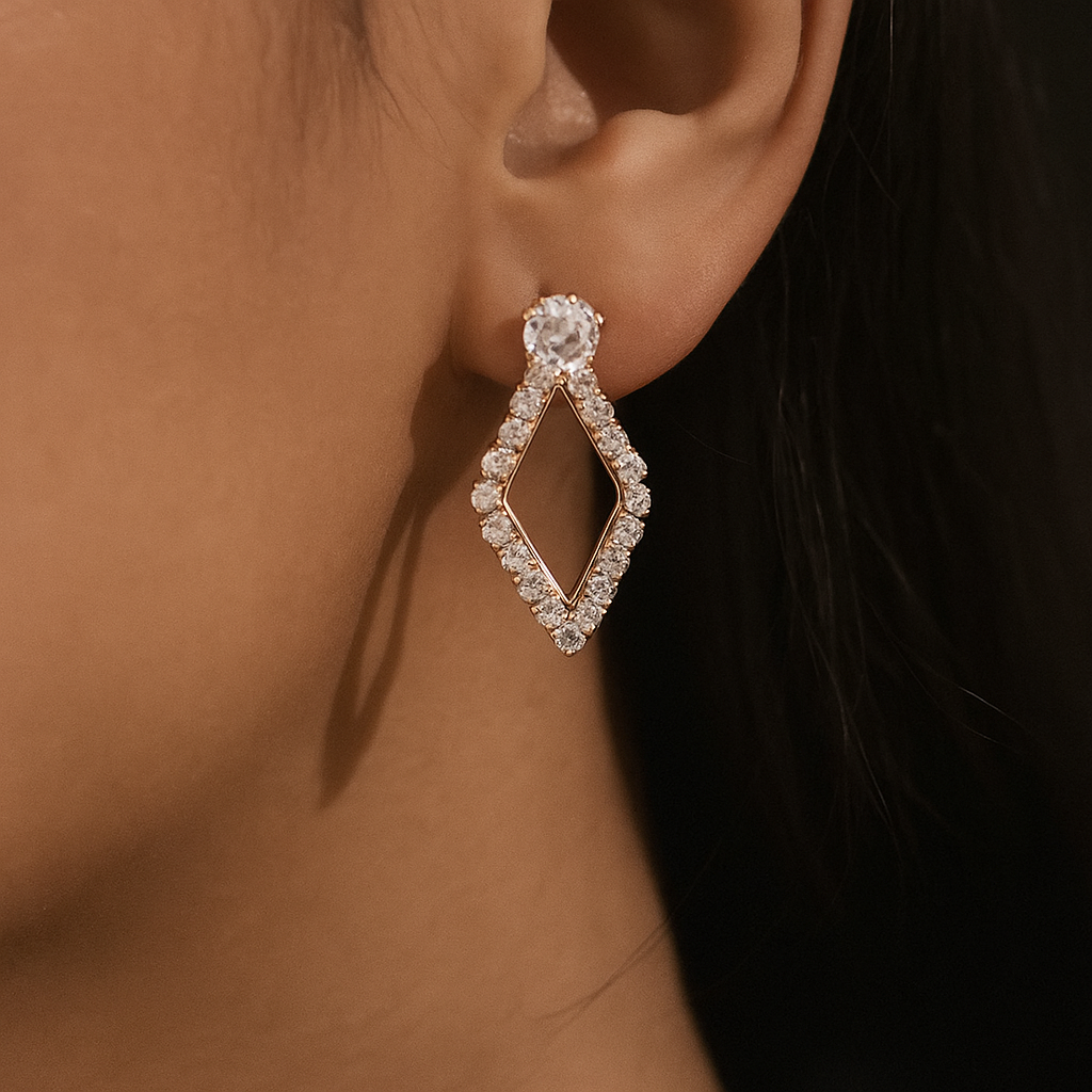 Diamond Shape Earrings