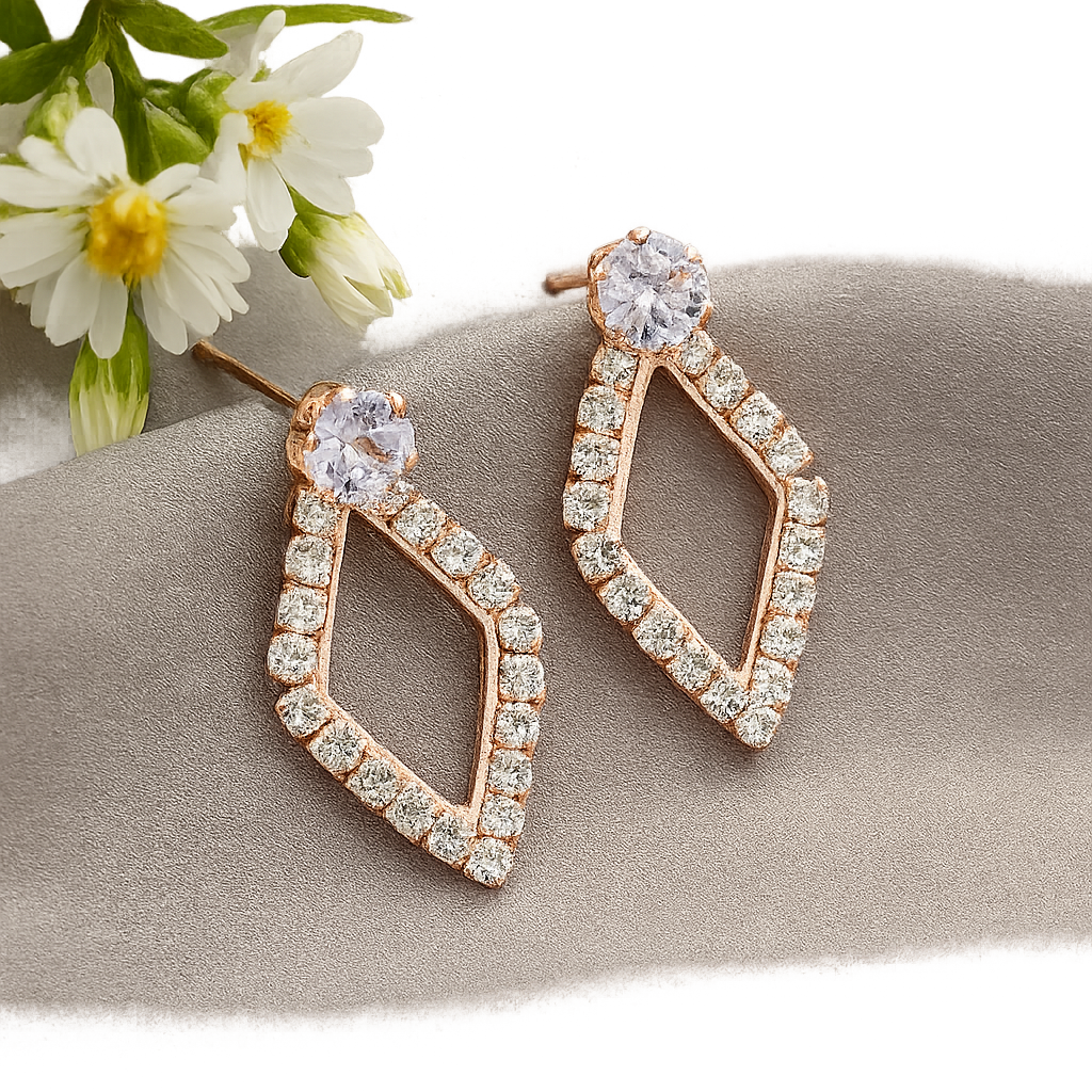 Diamond Shape Earrings
