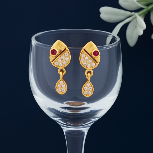 Gold Drop Earrings