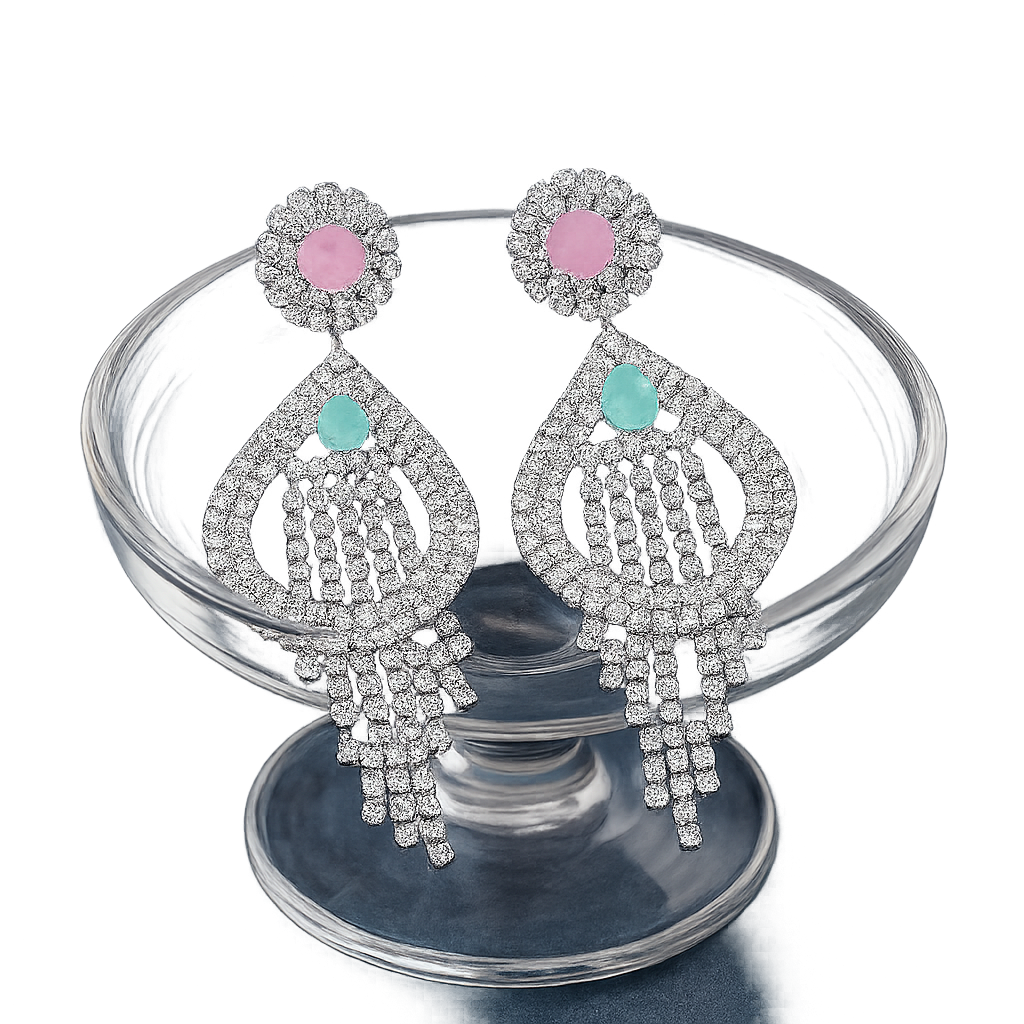 Crystal Dangling Earrings