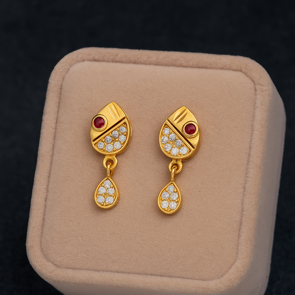 Gold Drop Earrings