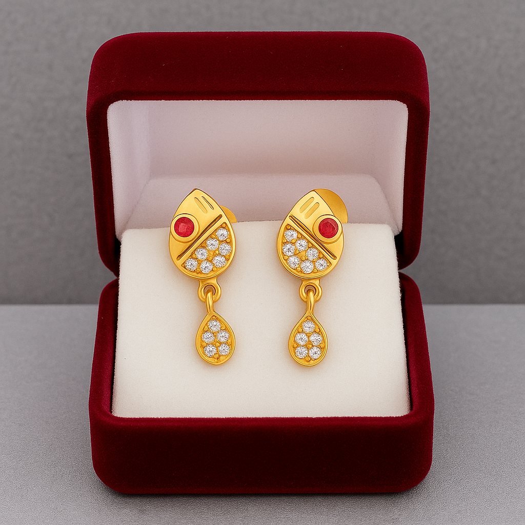 Gold Drop Earrings