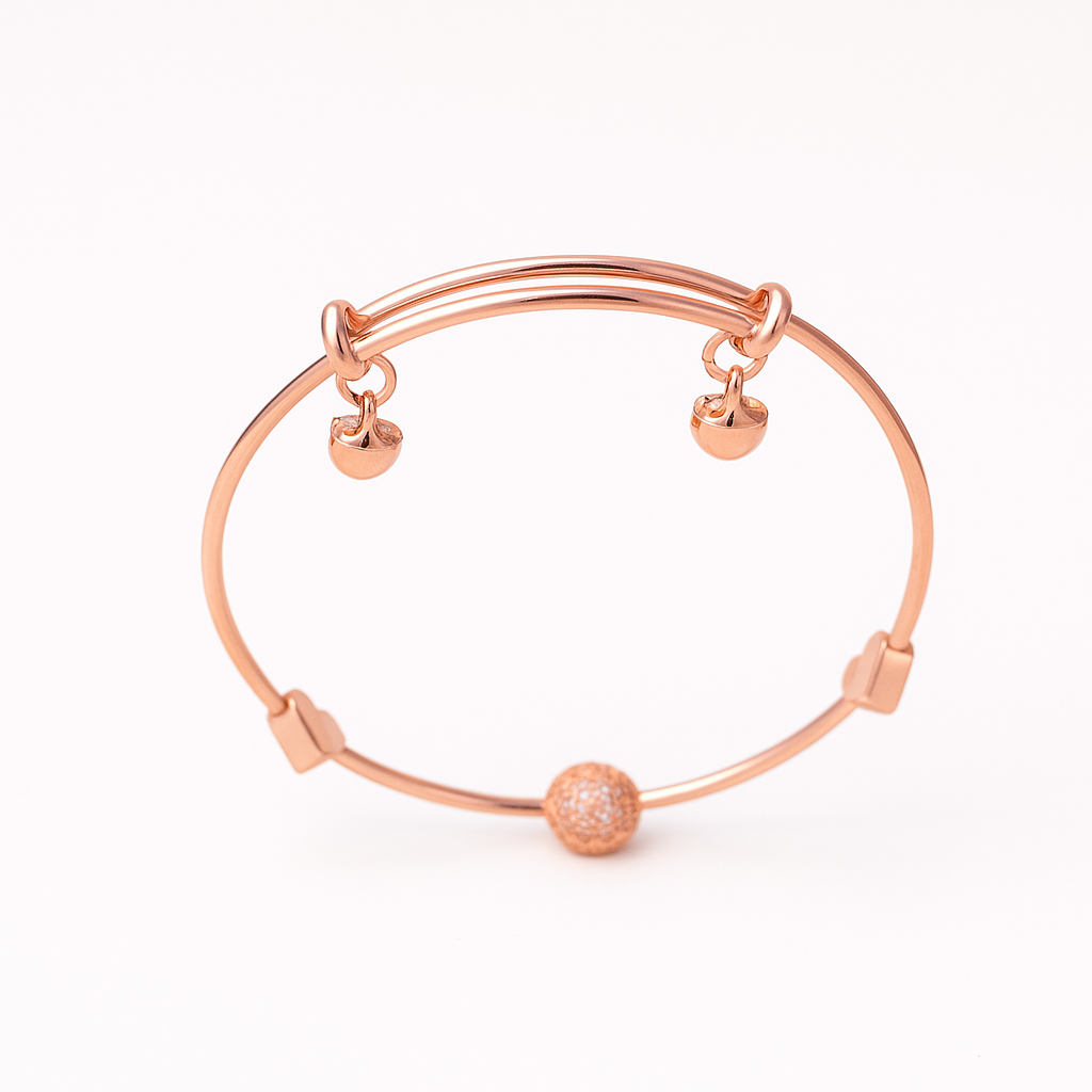 Rose Gold Charm Bracelet