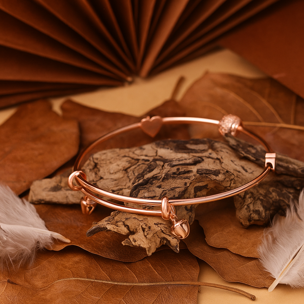 Rose Gold Charm Bracelet