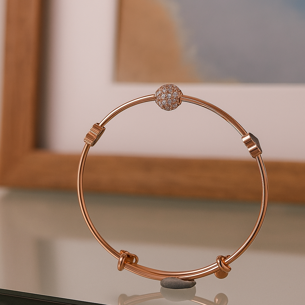 Rose Gold Charm Bracelet