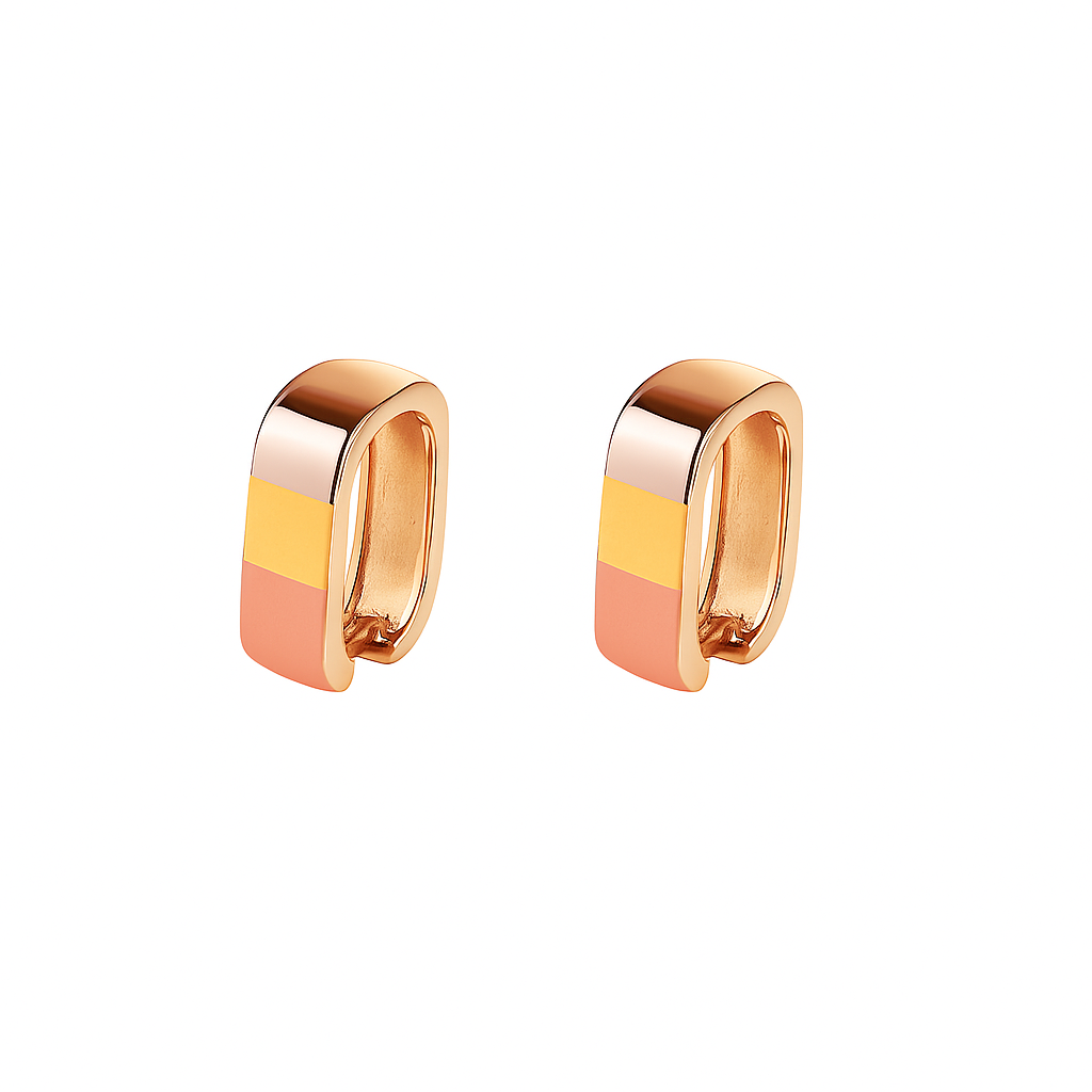 Round Hoop Earrings
