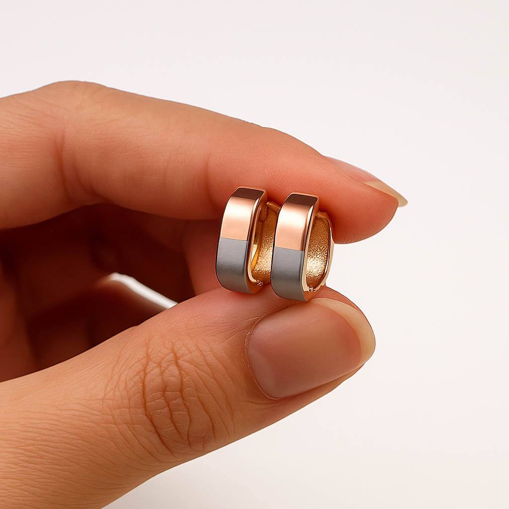 Round Hoop Earrings