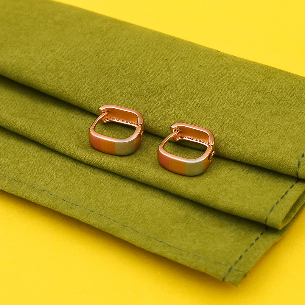 Round Hoop Earrings