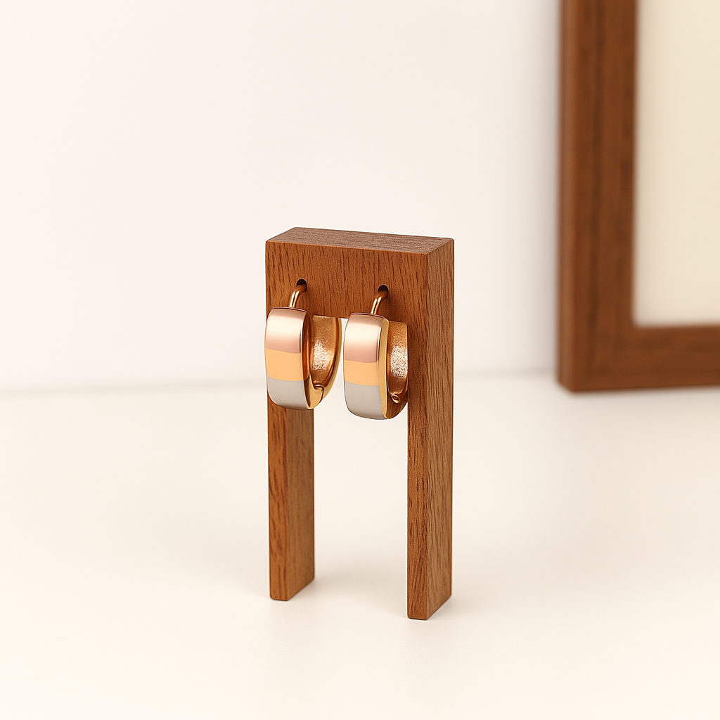 Round Hoop Earrings