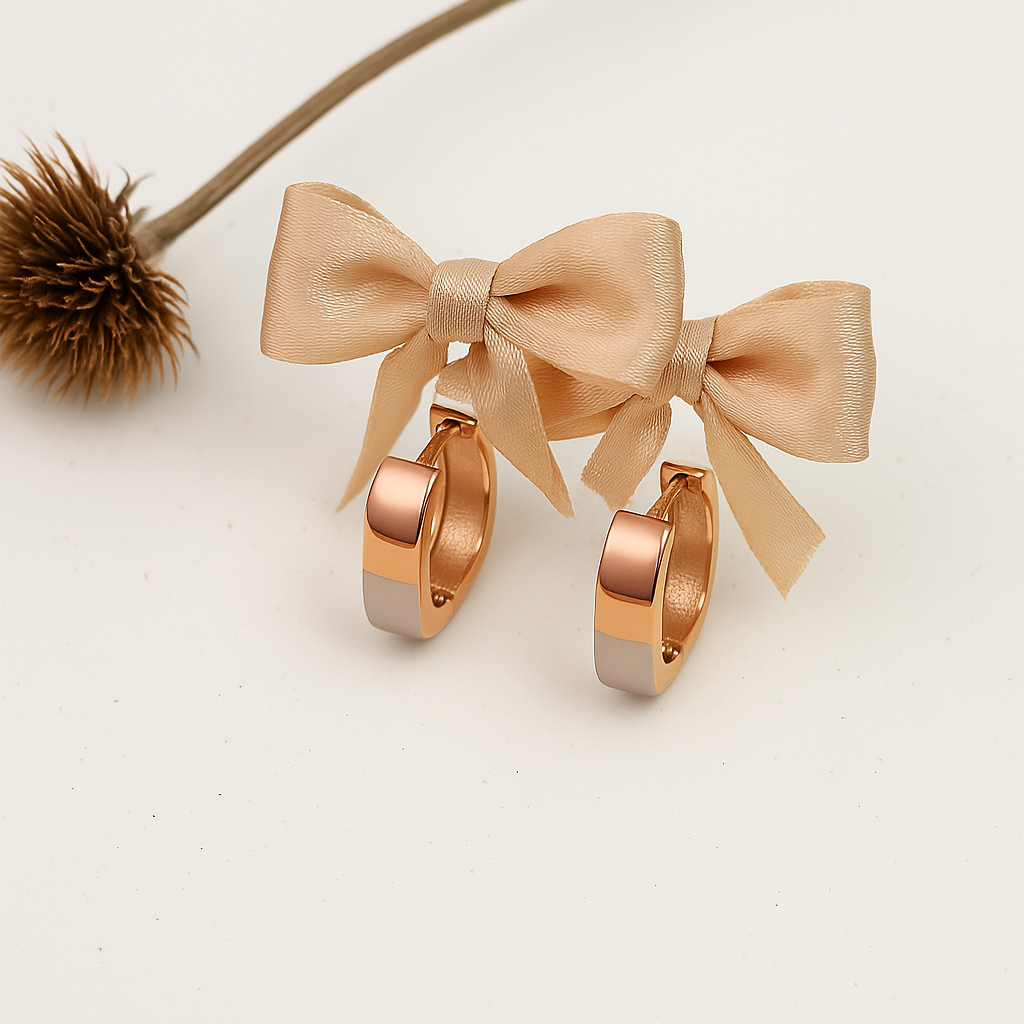 Round Hoop Earrings