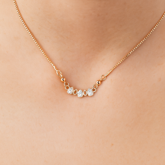 Crystal Stone Chain Pendant