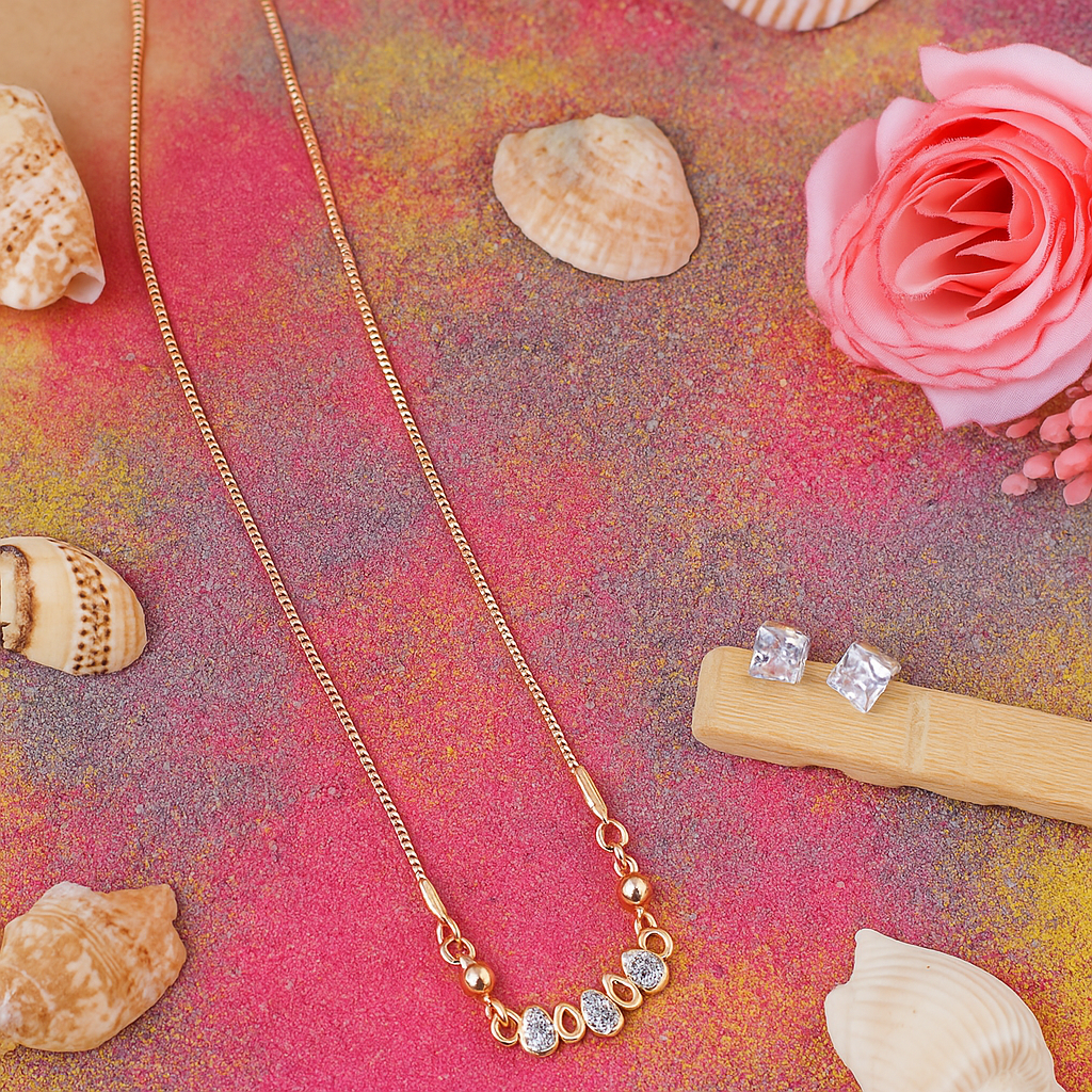 Crystal Stone Chain Pendant