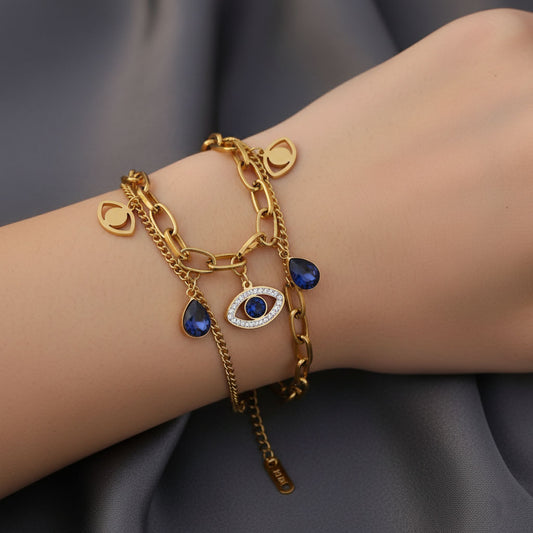 Evil Eye Charm Bracelet