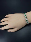 Atarangi Adjustable Green American Diamond Fancy Bracelet for Women