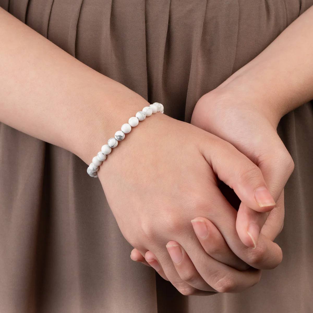 Atarangi Black & White Beaded Couple Bracelet Set – Pack of 2 Matching His & Her Bracelets