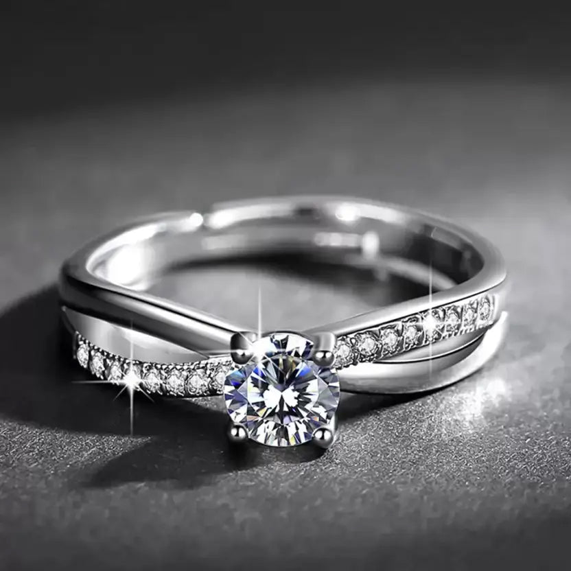 Solitaire Diamond Engagement Ring for Women