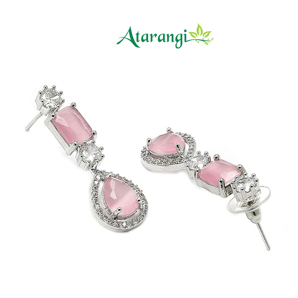Royal Kundan Pink Bridal Necklace Set