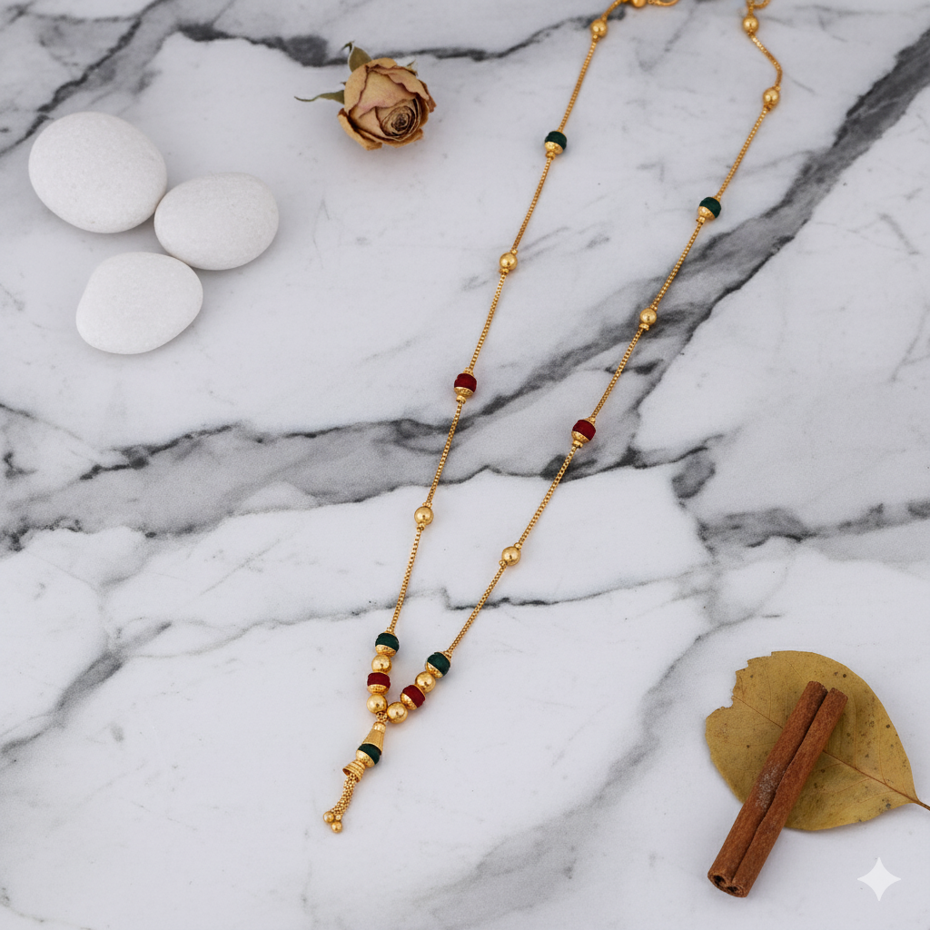 Multi-colored Beaded Mangalsutra