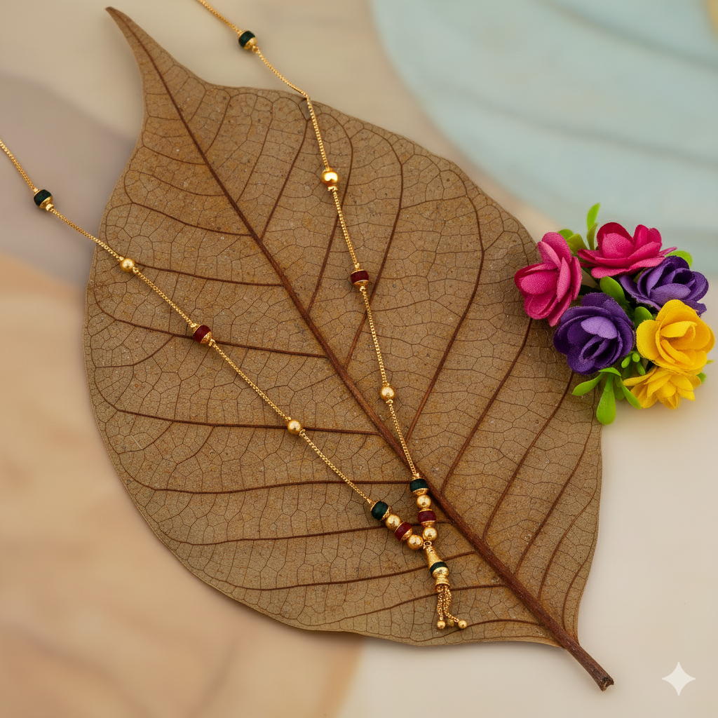 Multi-colored Beaded Mangalsutra