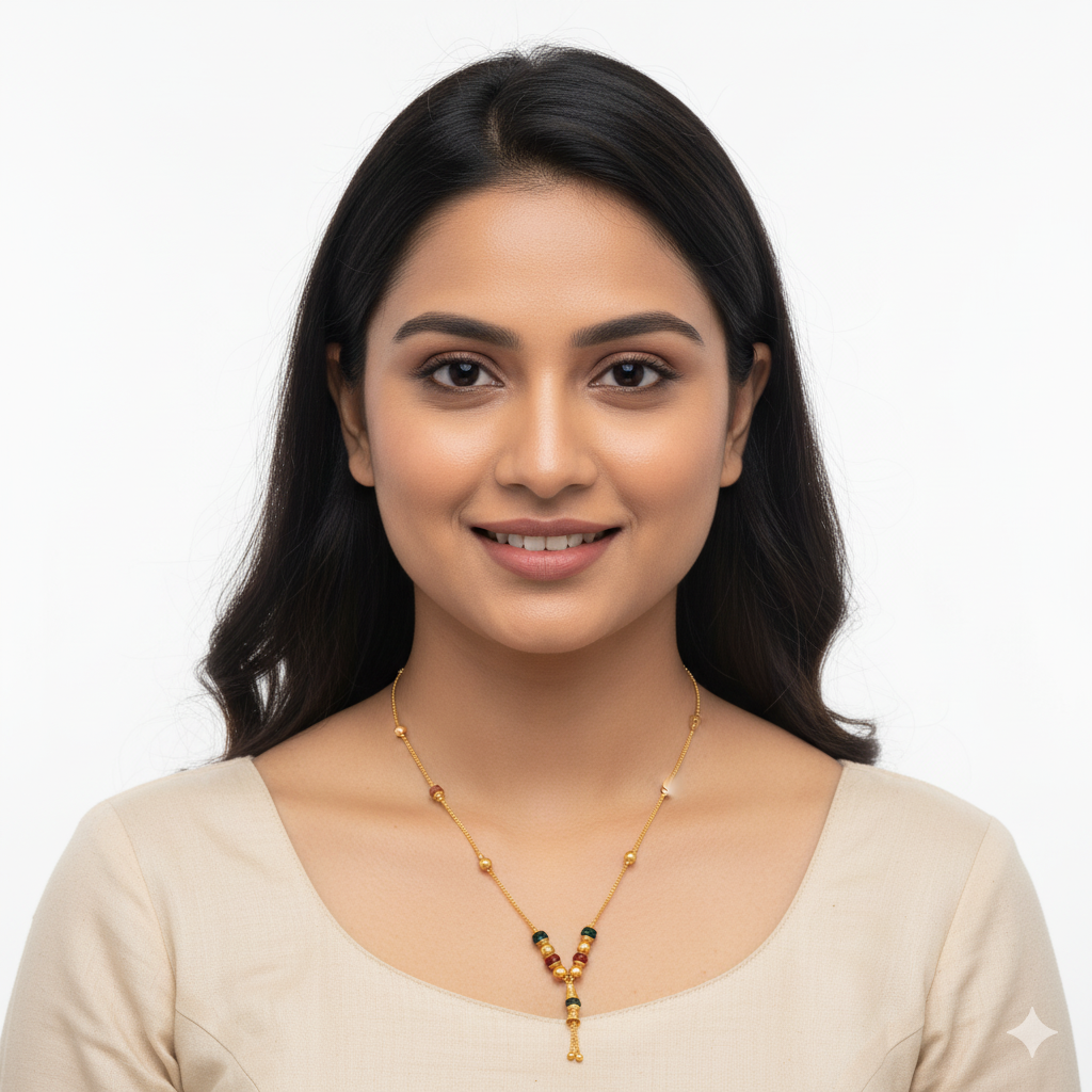 Multi-colored Beaded Mangalsutra