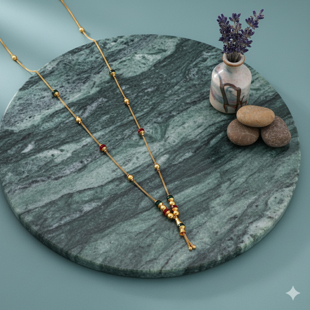 Multi-colored Beaded Mangalsutra