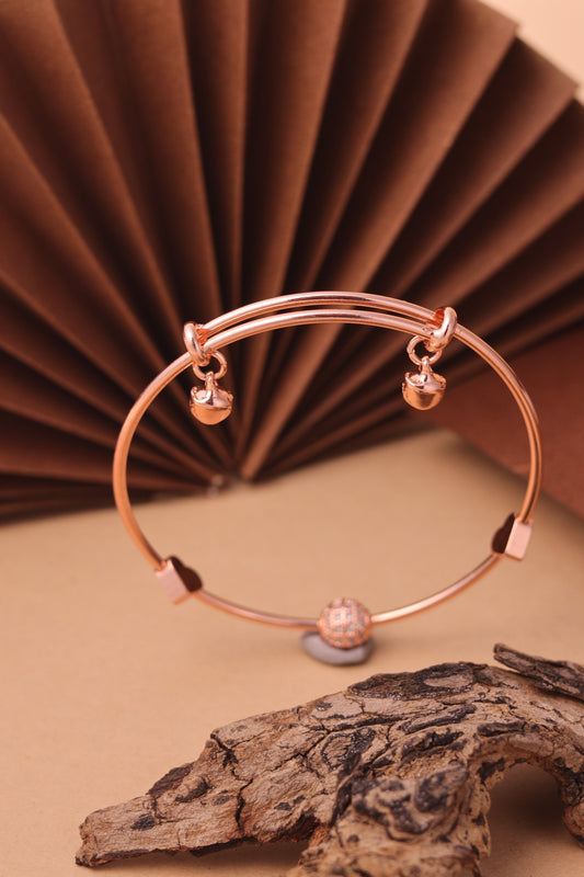 Rose Gold Charm Bracelet
