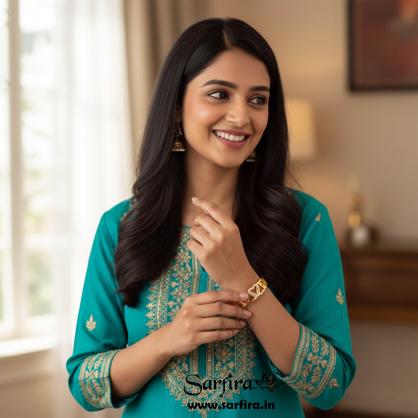 Open Heart Design Kada Bracelet