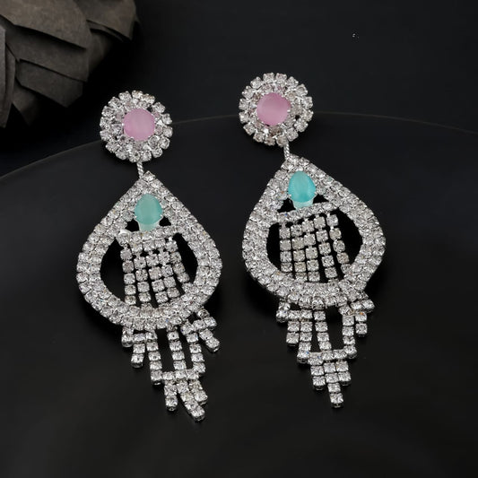 Crystal Dangling Earrings