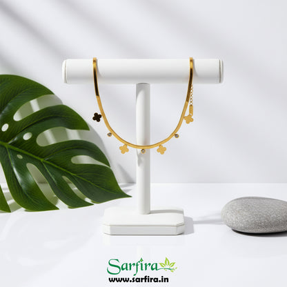 Flower With Diamond Bracelet