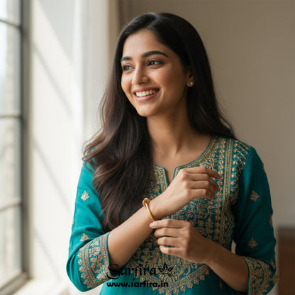 Simple Knot Open Cuff Kada