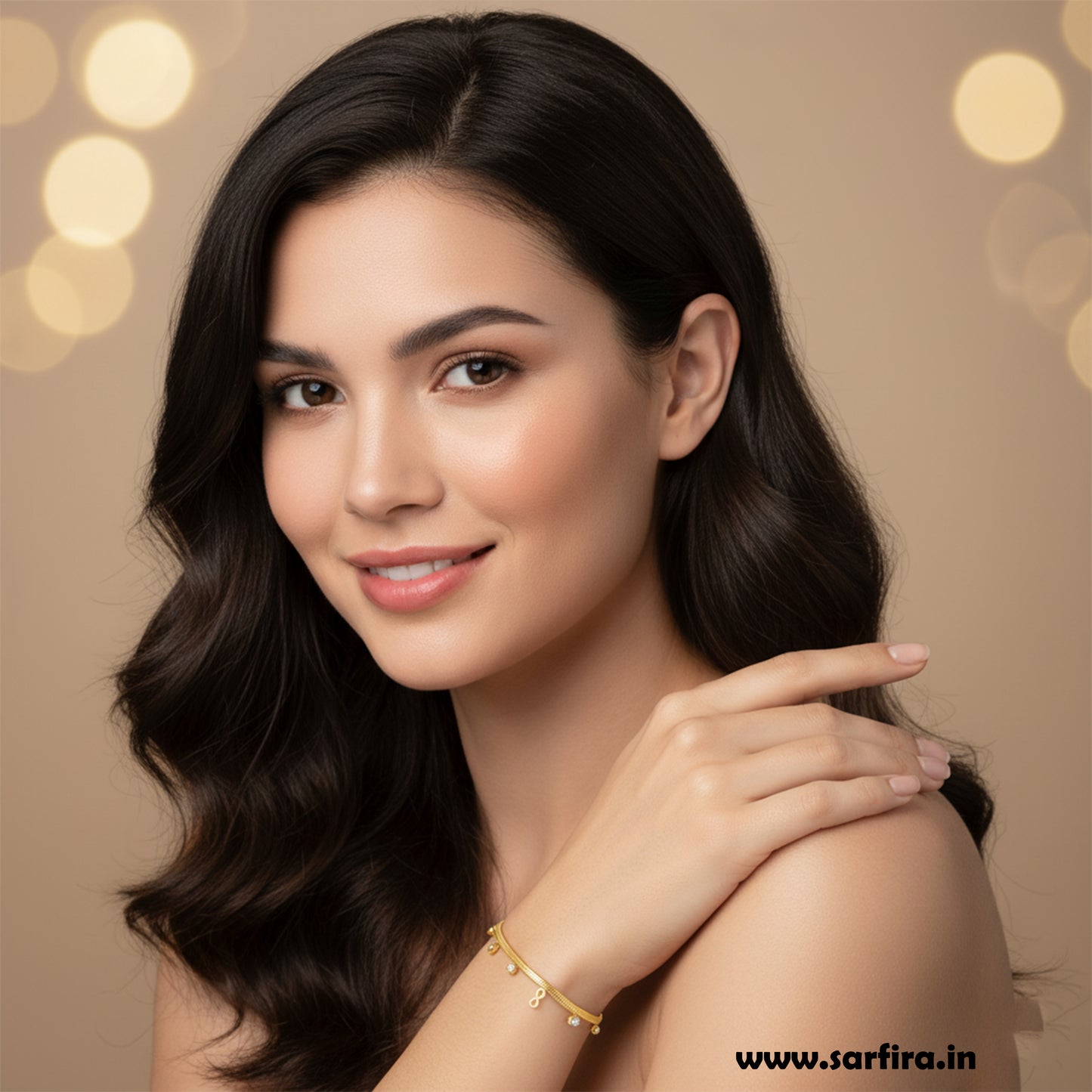 Infinity & CZ Snake Chain Bracelet