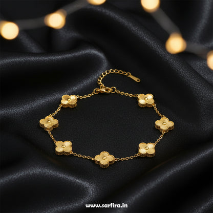 Golden Flower Bracelet