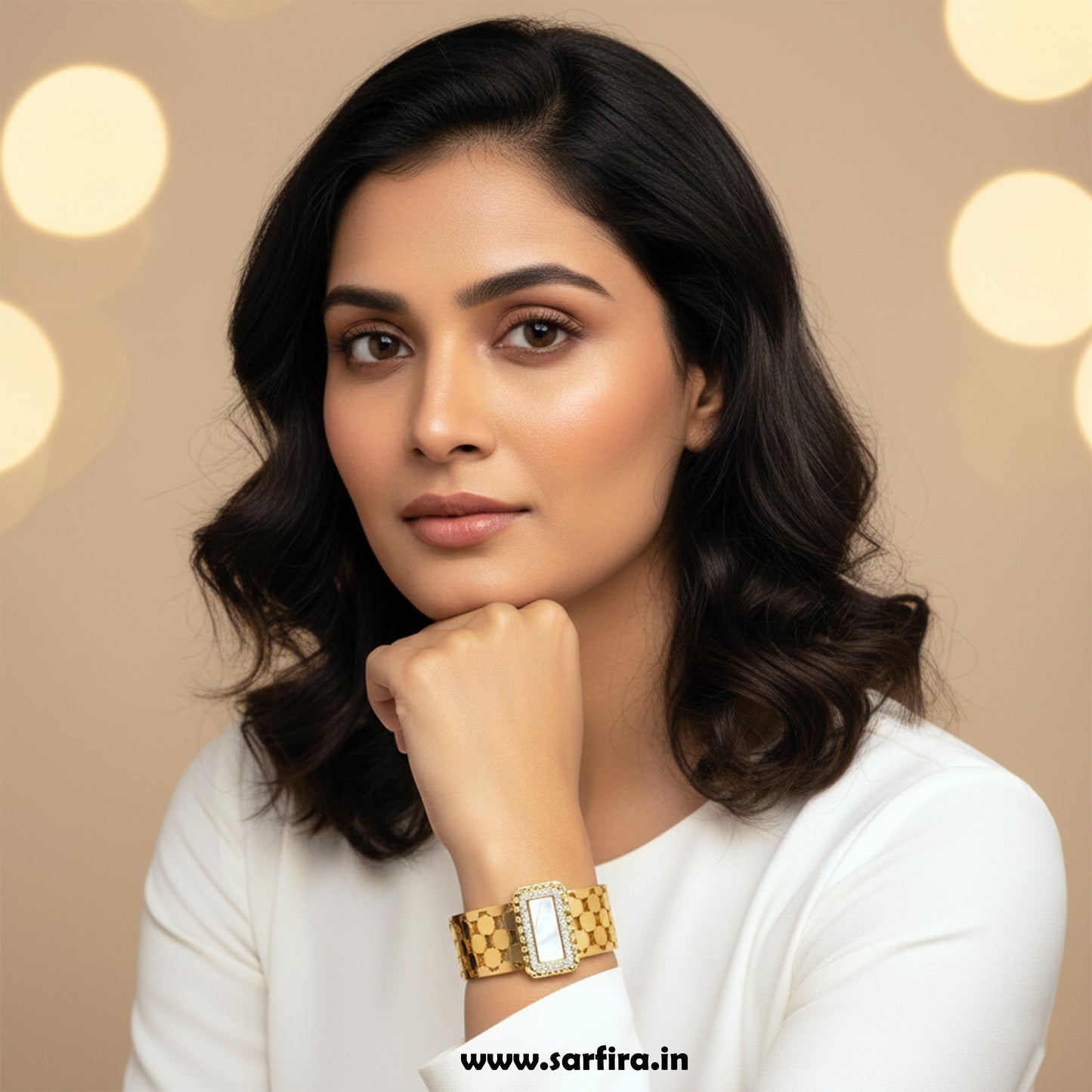 Geometric Pattern Kada Bracelet