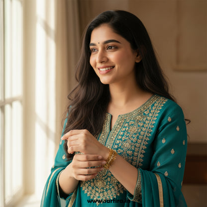 Open Leaf Cuff Bracelet