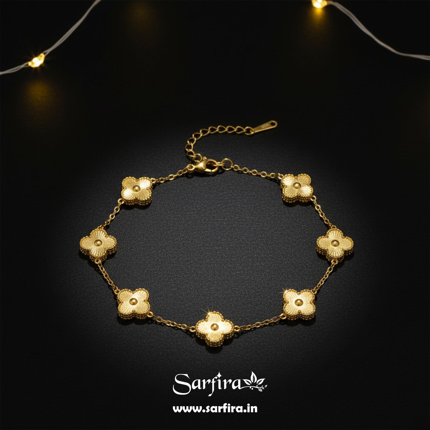 Golden Flower Bracelet