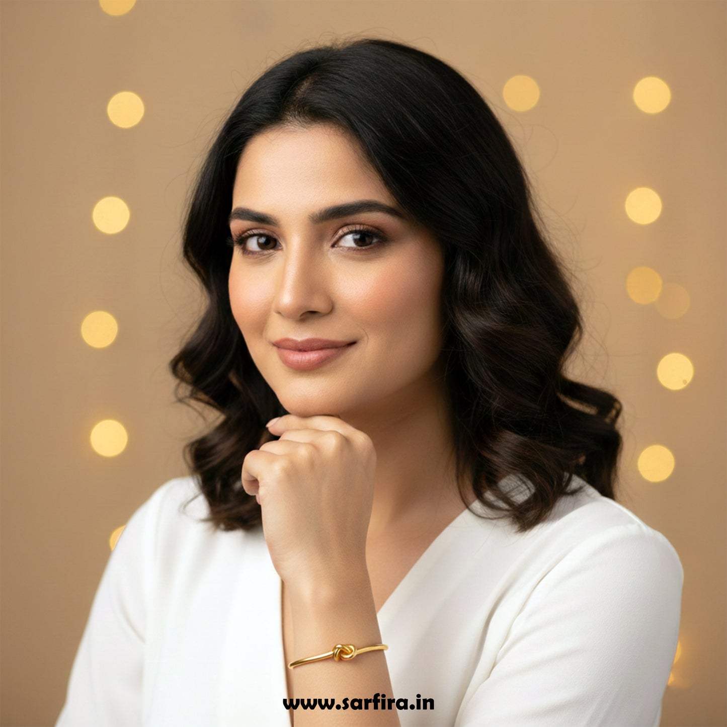 Simple Knot Open Cuff Kada