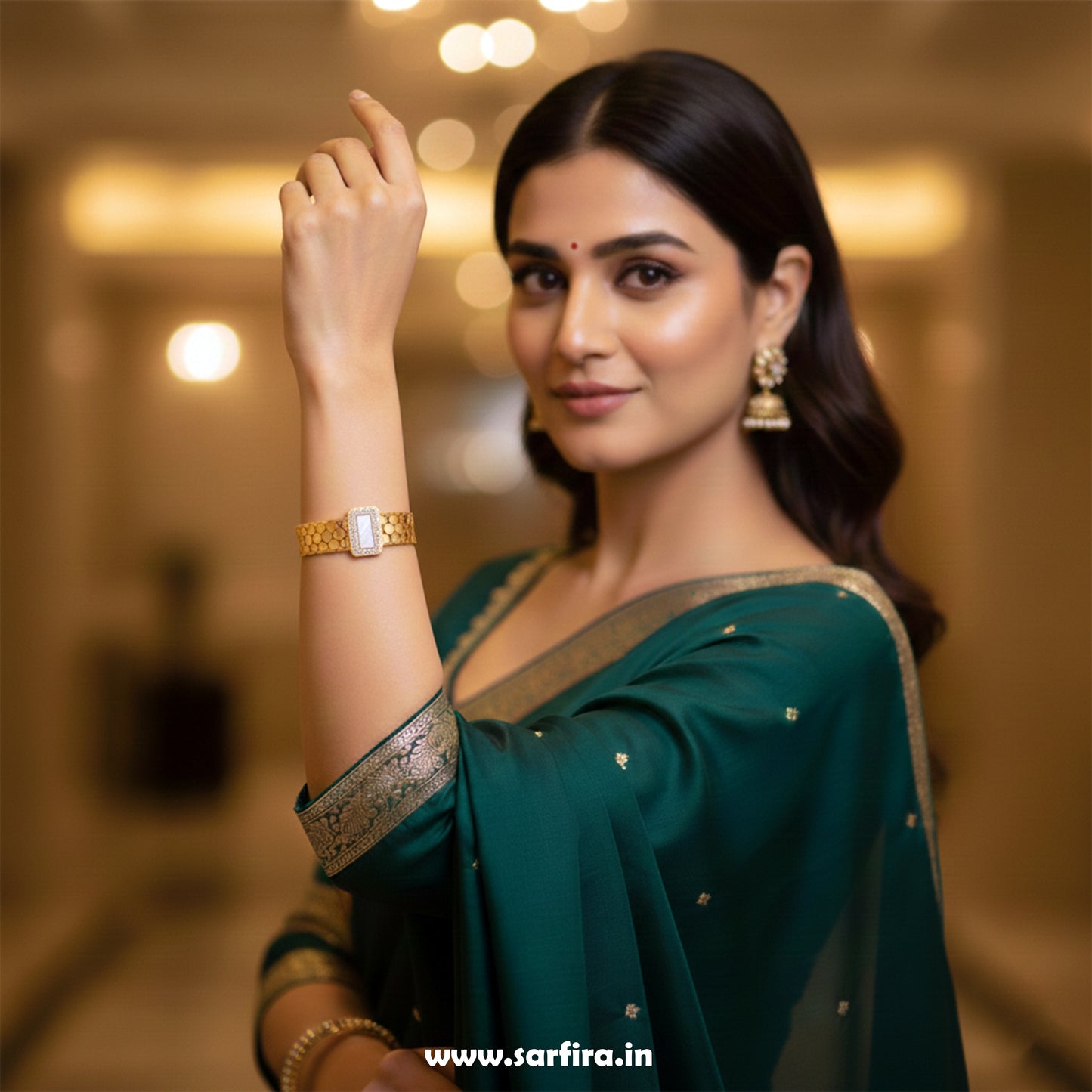 Geometric Pattern Kada Bracelet