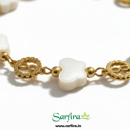 Flower & Infinity Link Bracelet