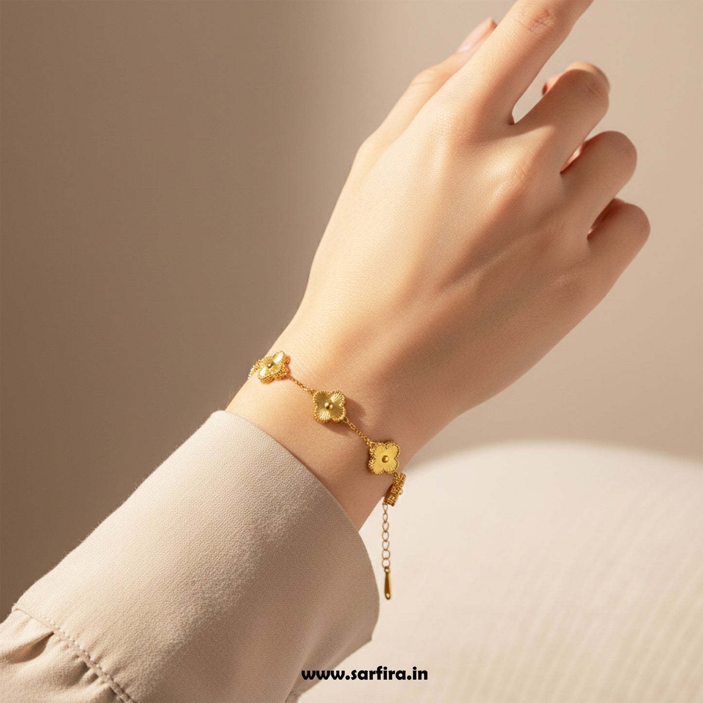 Golden Flower Bracelet