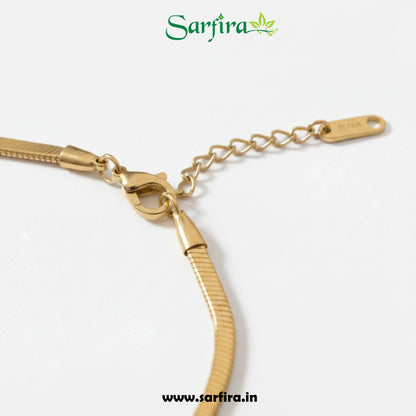 Infinity & Red Bead Snake Chain Bracelet