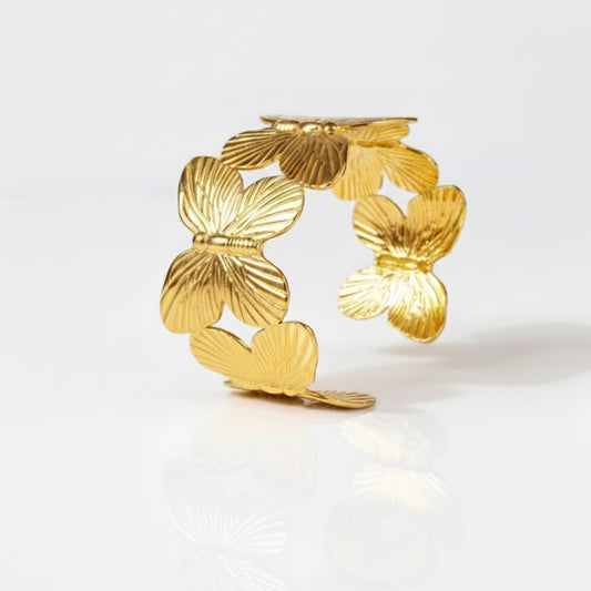 Butterfly Open Cuff Bracelet
