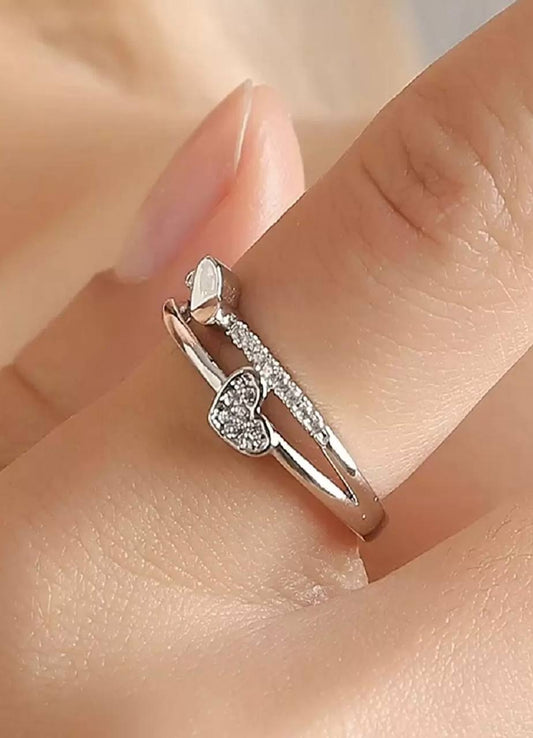 Double Heart Ring