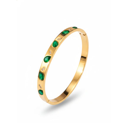 Green Stone Kada Bracelet