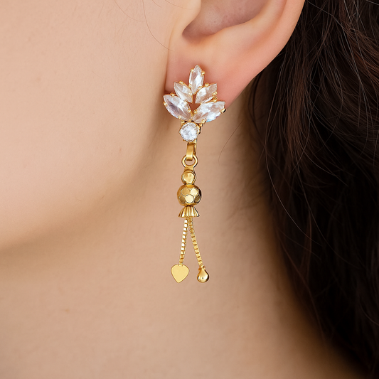 Leaf Drop Earrings