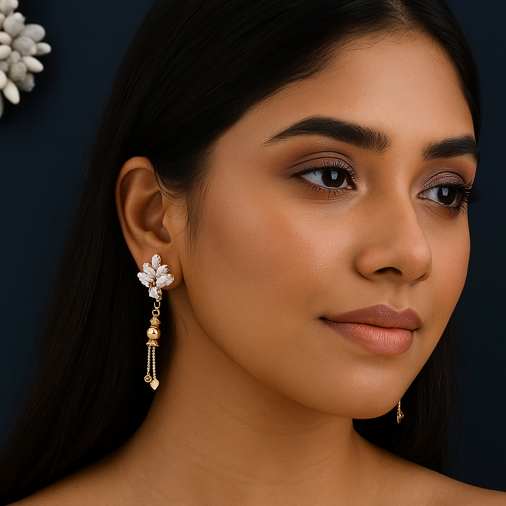 Leaf Drop Earrings