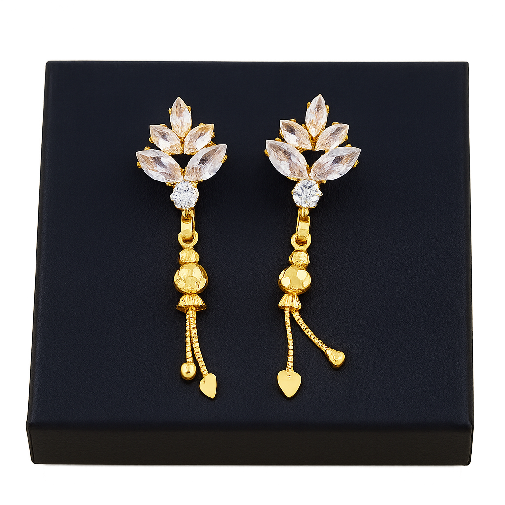 Leaf Drop Earrings